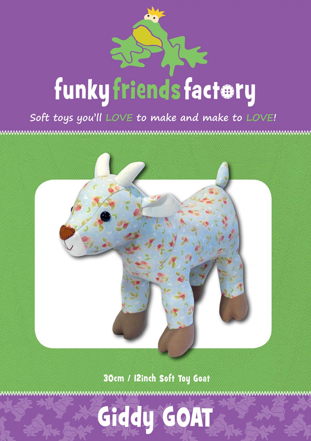 Giddy Goat Pattern by Funky Friends Factory