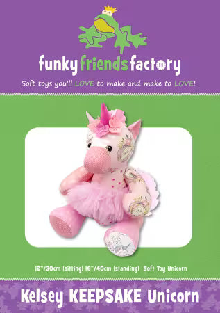 Kelsey Keepsake Unicorn Pattern by Funky Friends Factory