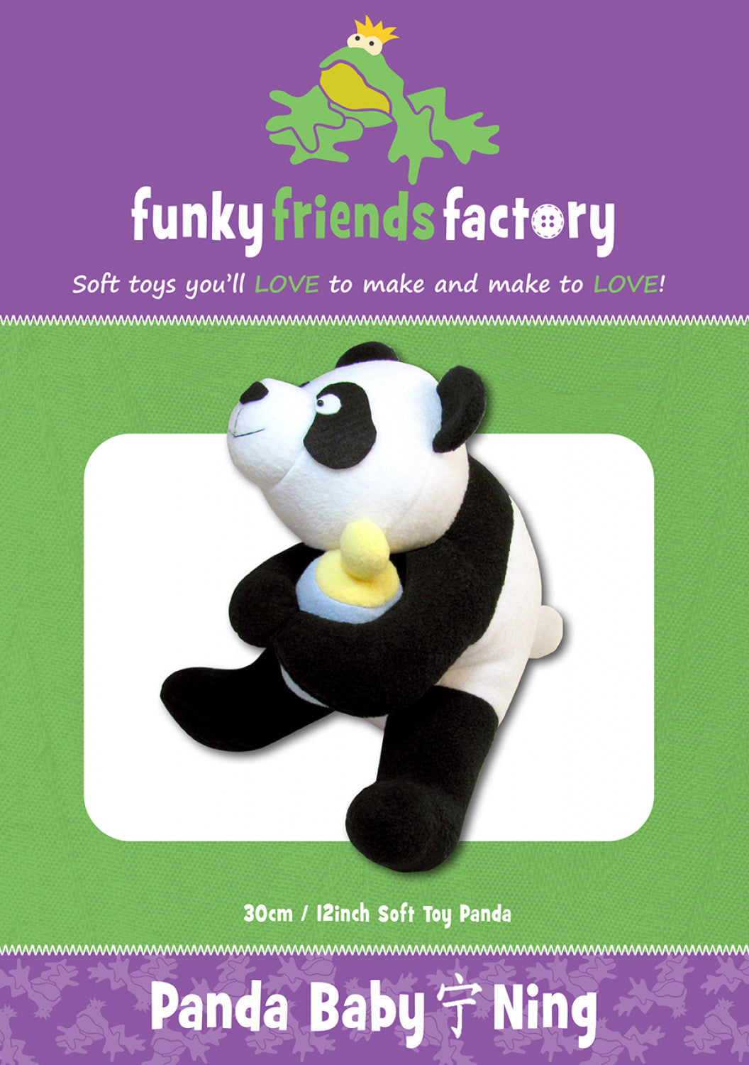 Panda Baby Ning Pattern by Funky Friends Factory