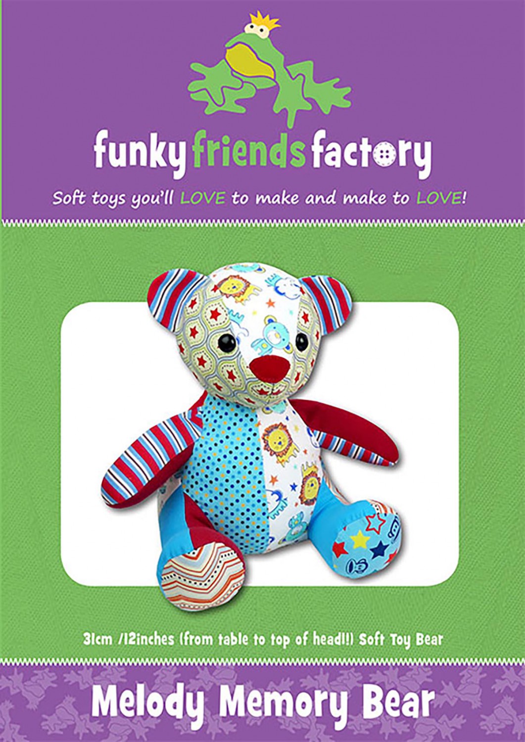 Melody Memory Bear Pattern by Funky Friends Factory