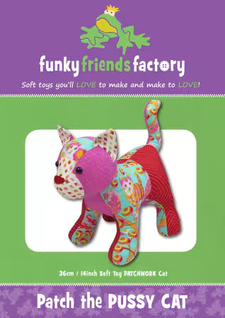 Patch the Pussy Cat Pattern by Funky Friends Factory