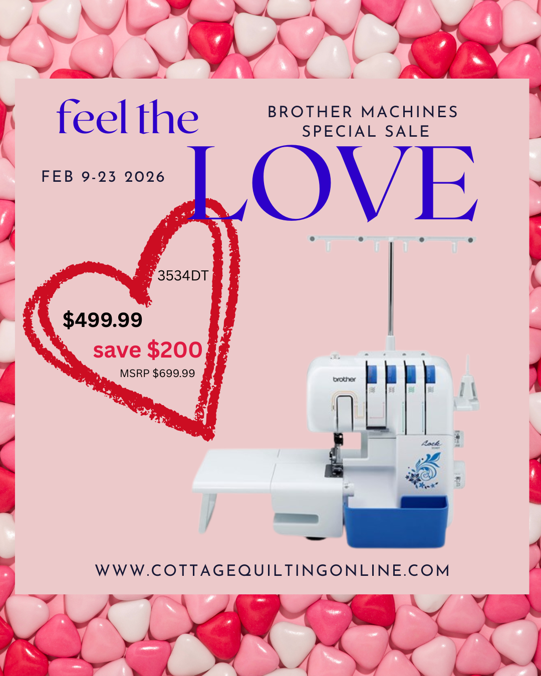 Brother - 3534DT - Serger - Included Extension Table