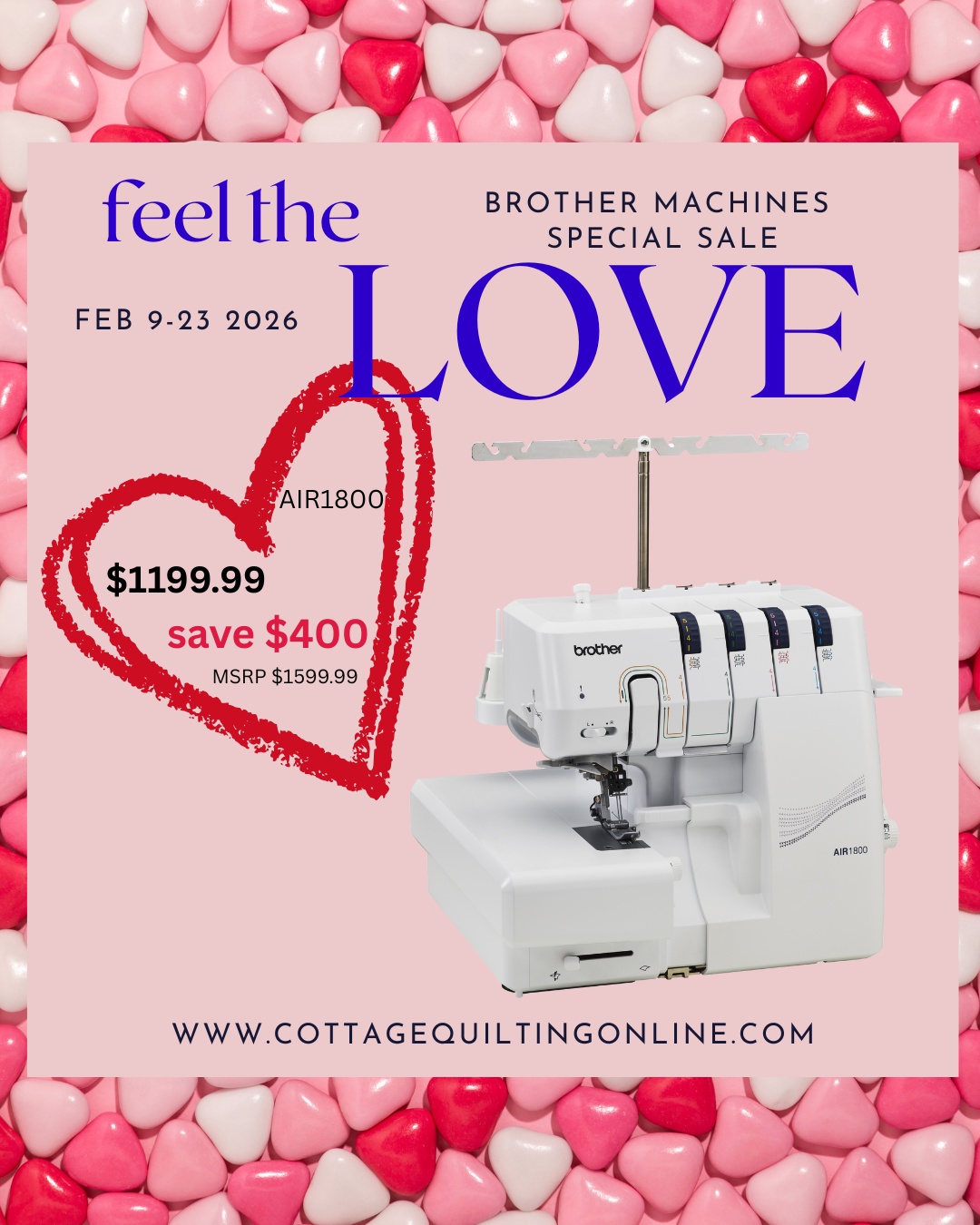Brother - AIRFLOW 1800 - Air Serger