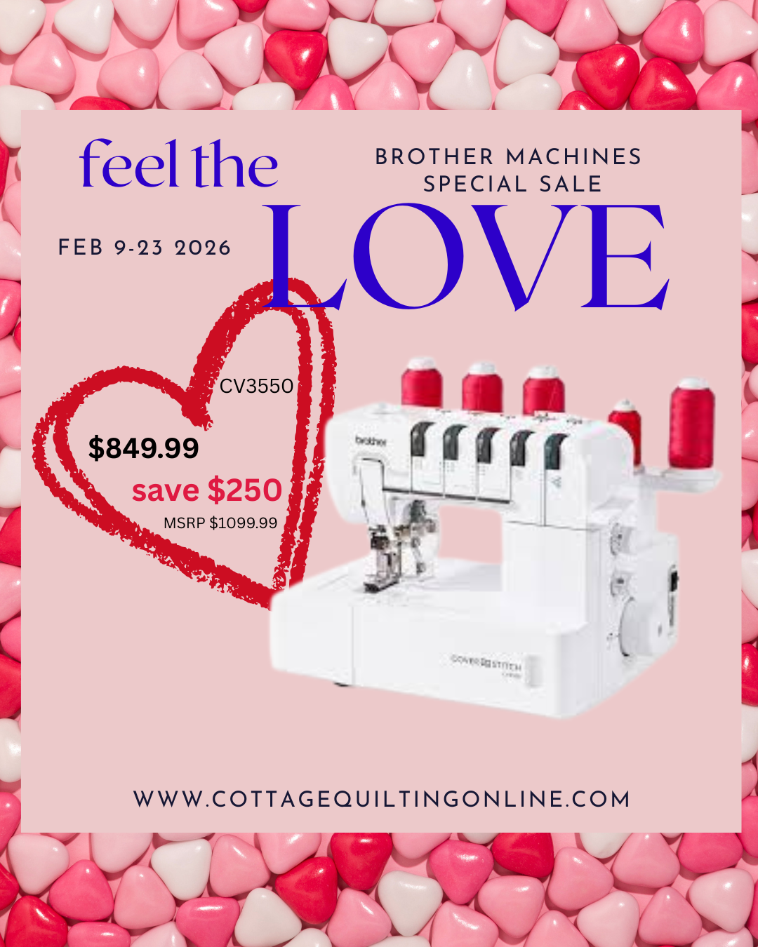 Brother - CV3550 - Cover Stitch Machine