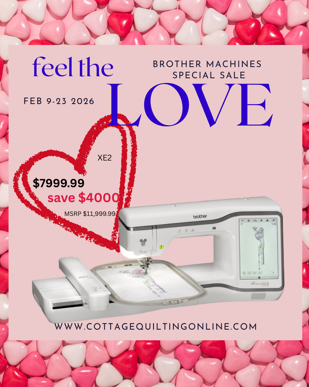 Brother - XE2 - Stellaire2- Embroidery Machine