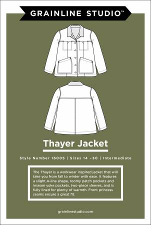 Grainline Studios - Thayer Jacket Sizes 14-30