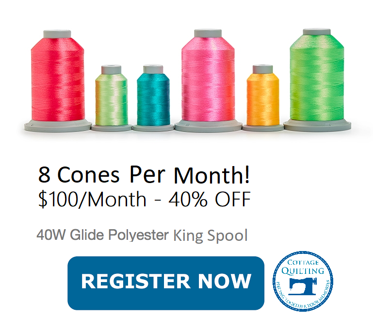 Thread of the Month Glide (8 Spools) King Spools Solid