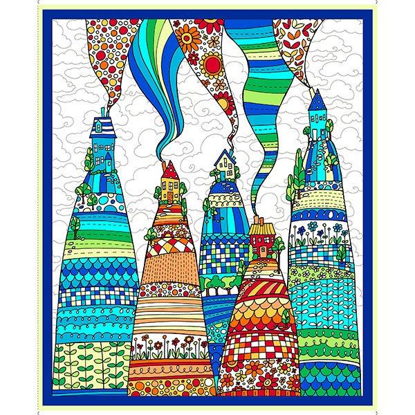 Quilting Treasures - House On The Hills - Panel