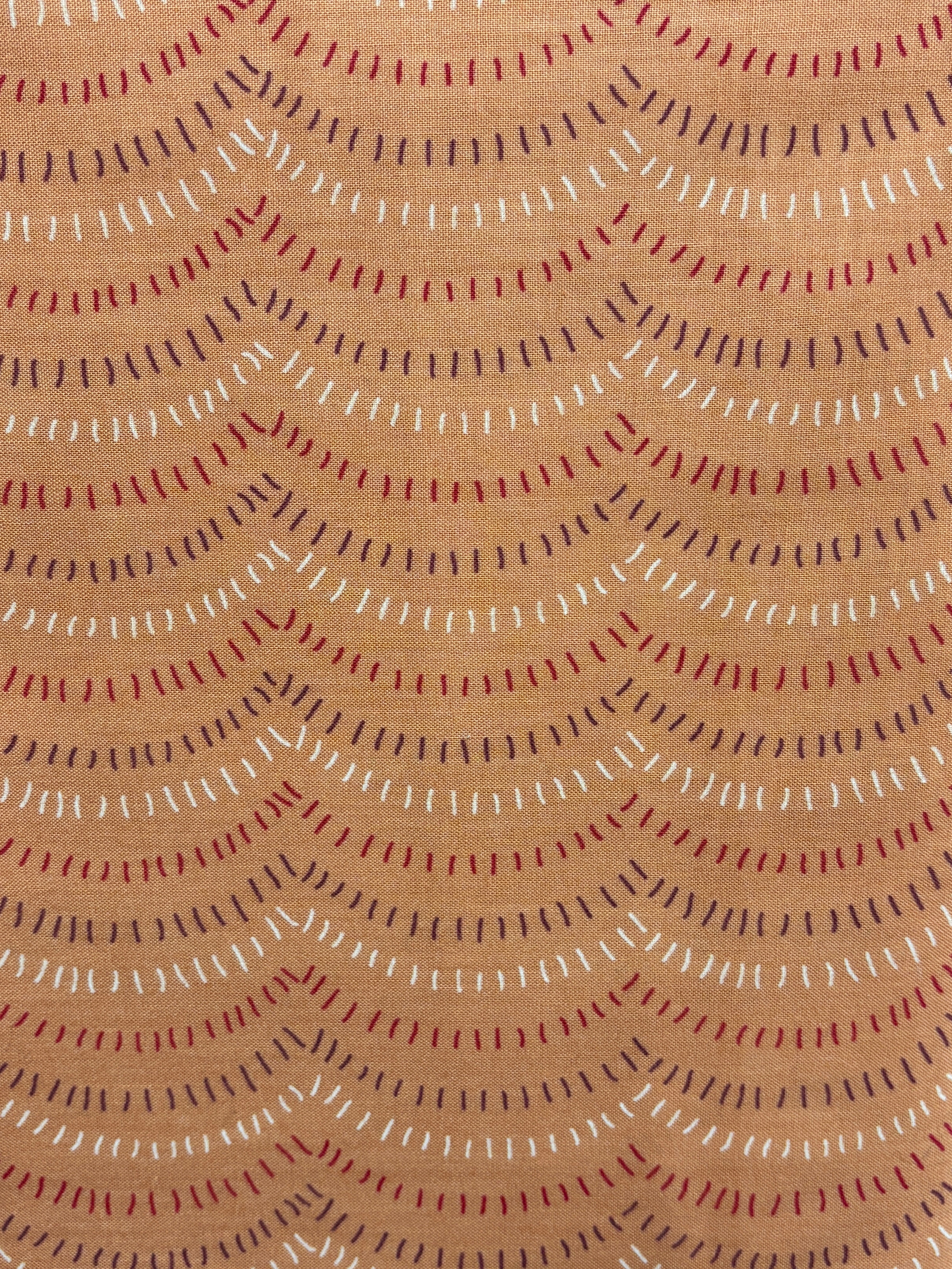 Kangaroo - Rust Fan - M&S Textiles Australia