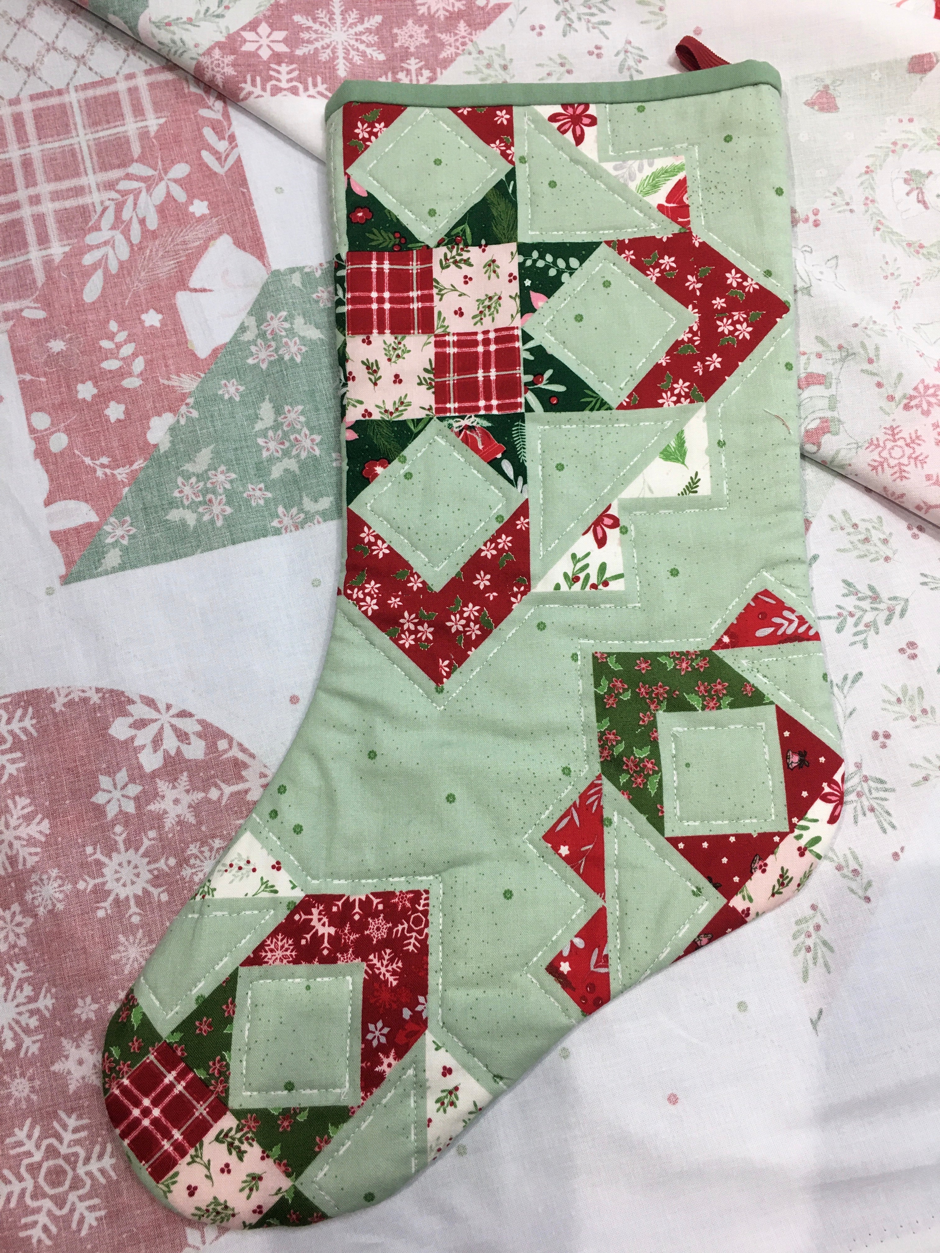 Store Sample- Mistletoe & Holly Christmas Stockings