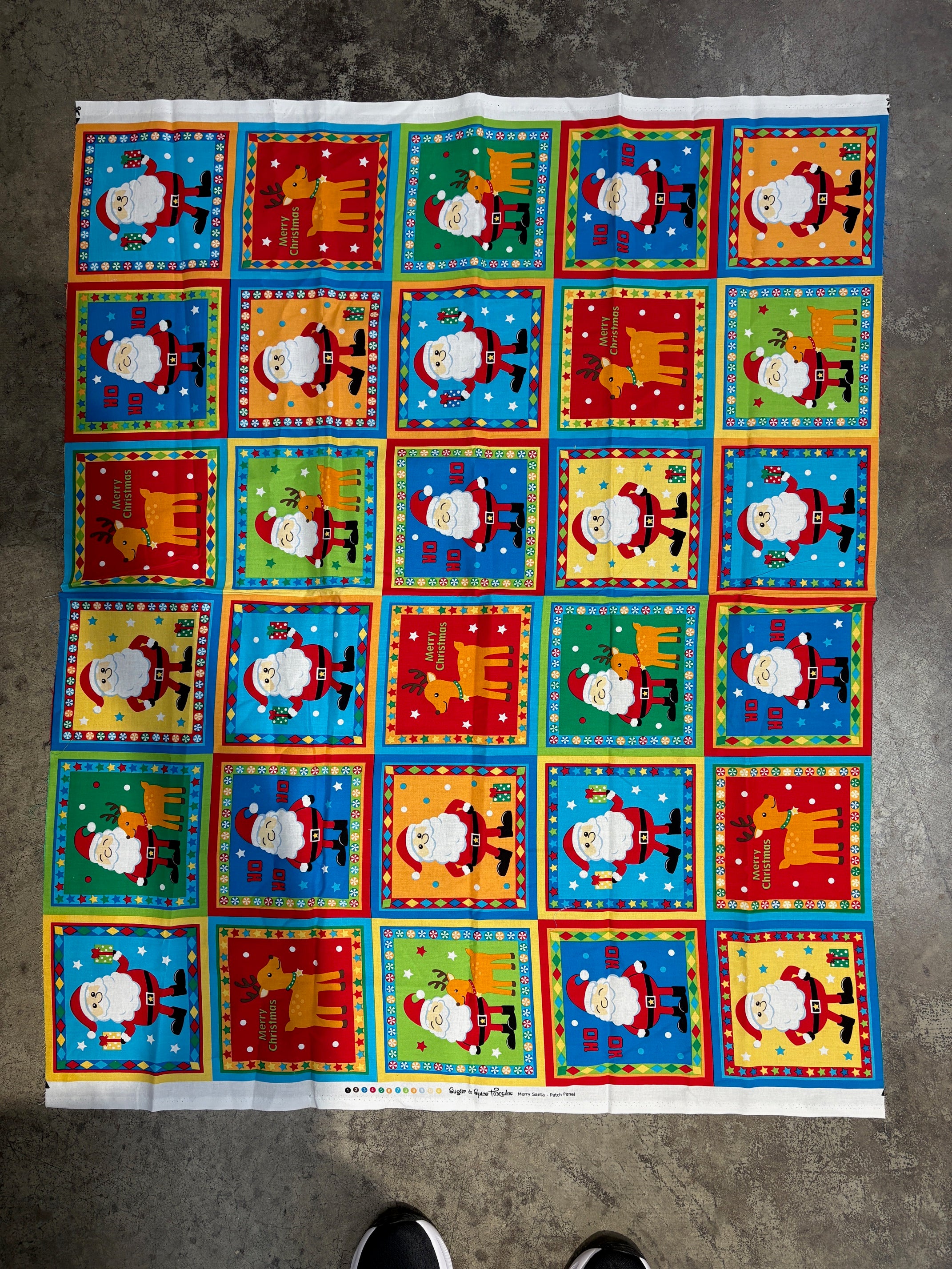 Sugar and Spice - Merry Santa - Patch Panel