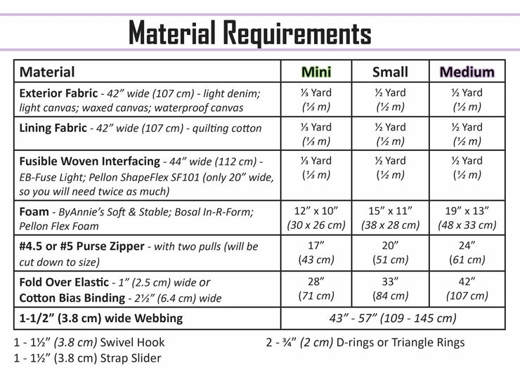 Jack Sling Pack Pattern