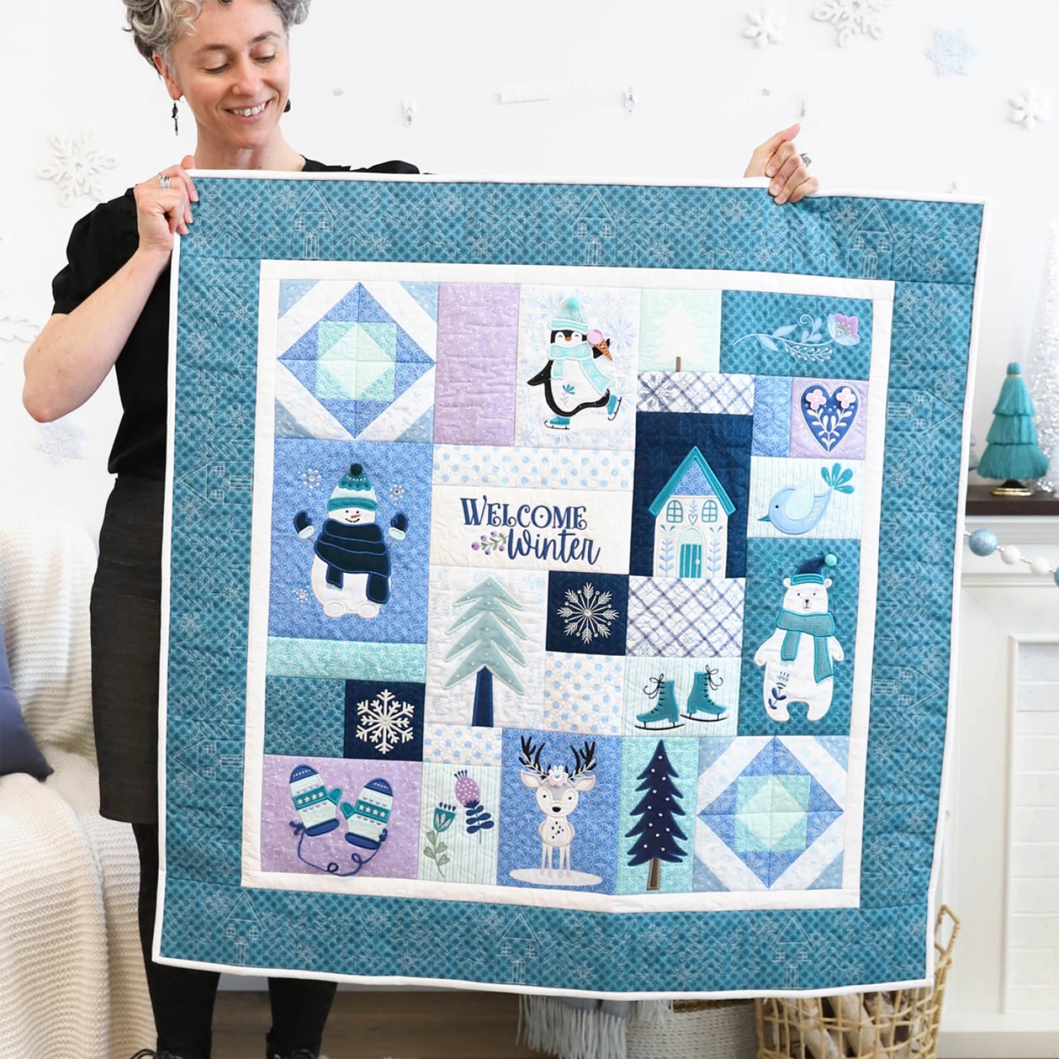 Kimberbell - Enchanted Winter Feature Quilt - Pattern