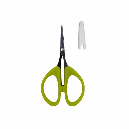Karen Kay - Perfect Scissors Green 4-3/16in Small Micro-Serrated Non-Slip Blade