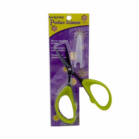 Karen Kay - Perfect Scissors Green 4-3/16in Small Micro-Serrated Non-Slip Blade