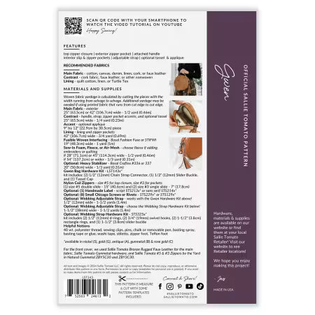 Gwen Pattern by Sallie Tomato