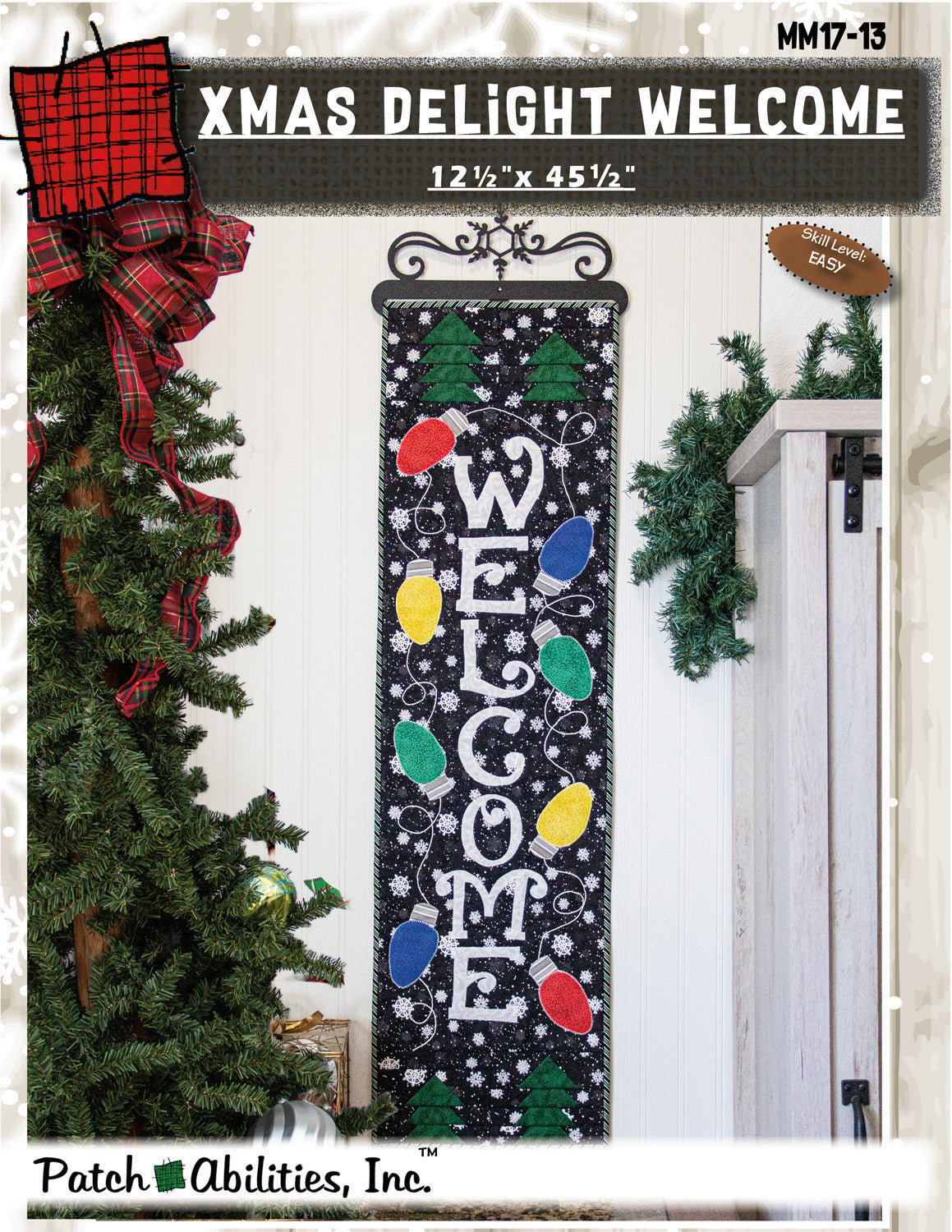 Patch Abilities - MM17-13 Xmas Delight Welcome Wall Hanging Kit