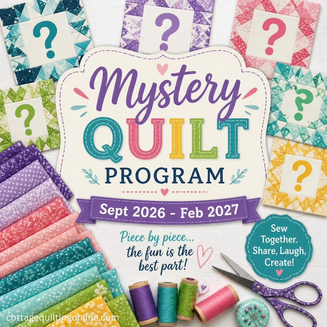 Mystery Quilt 2026/2027 - Class 2,3,4,5,6