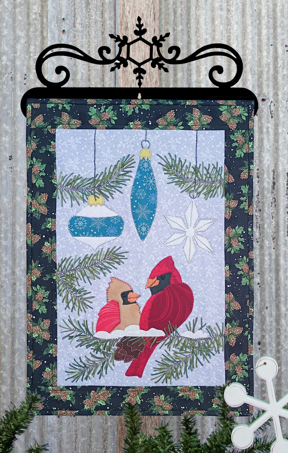 Patch Abilities - P387 A Very Cardinal Christmas Wall Hanging Kit