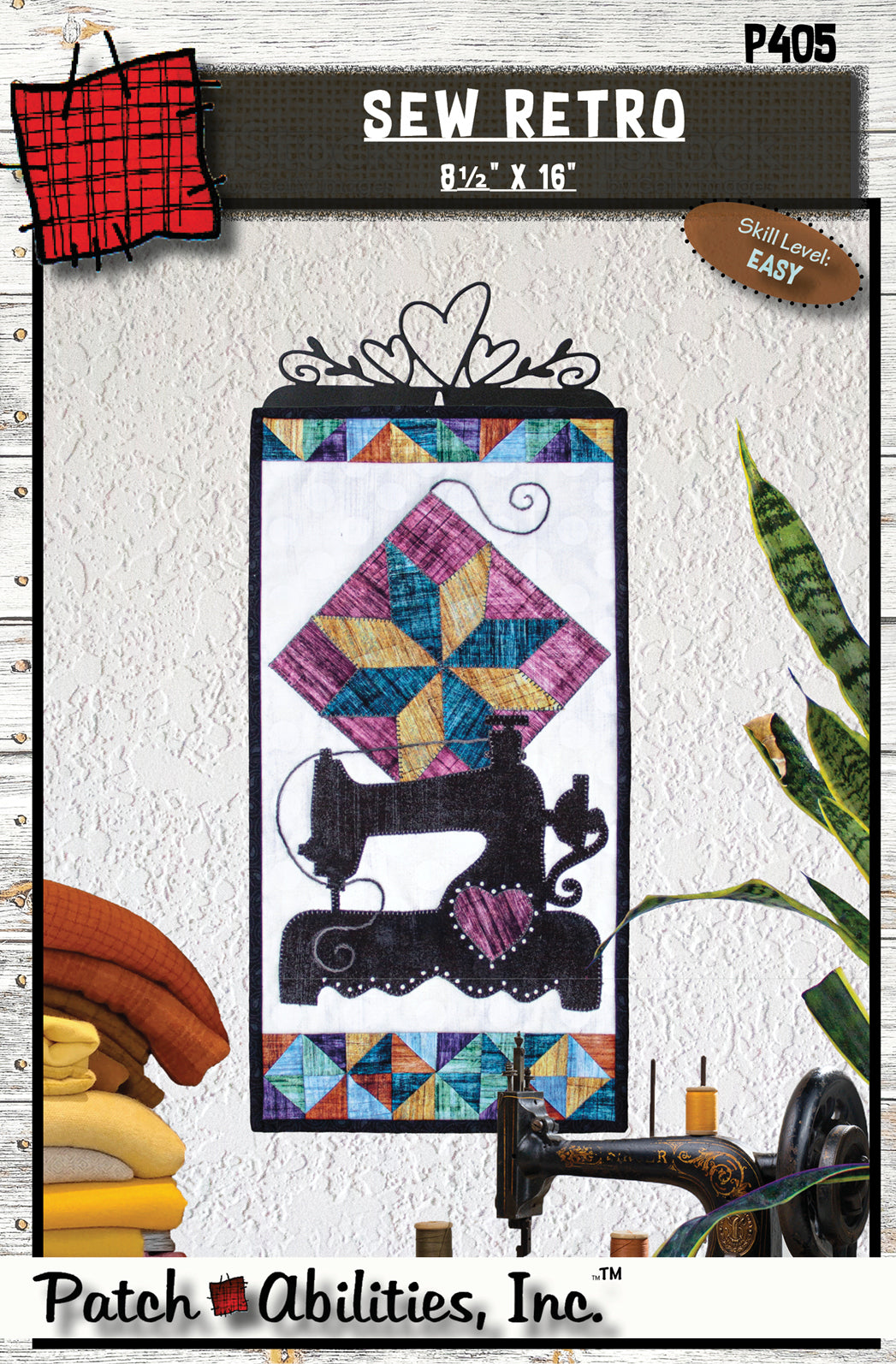 Patch Abilities - P405 Sew Retro Wall Hanging Kit