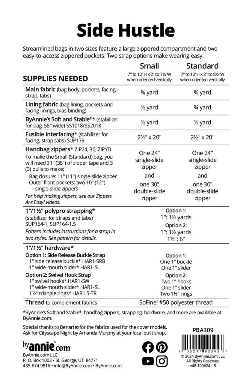 Side Hustle - Crossbody Sling Bag - By Annie