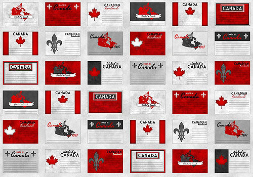 Canadianisms Canada Label Panel