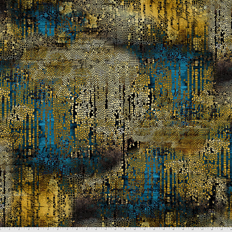 Tim Holtz - Abandoned 2 - Gilded Mosaic - Gold - PWTH140.GOLD