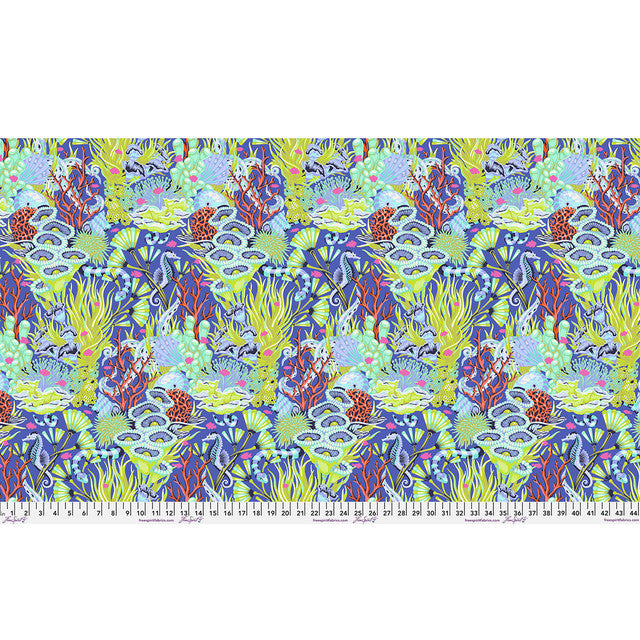 Tula Pink - Floral Reef - Reef What You Sew - Marine - PWTP264.MARINE