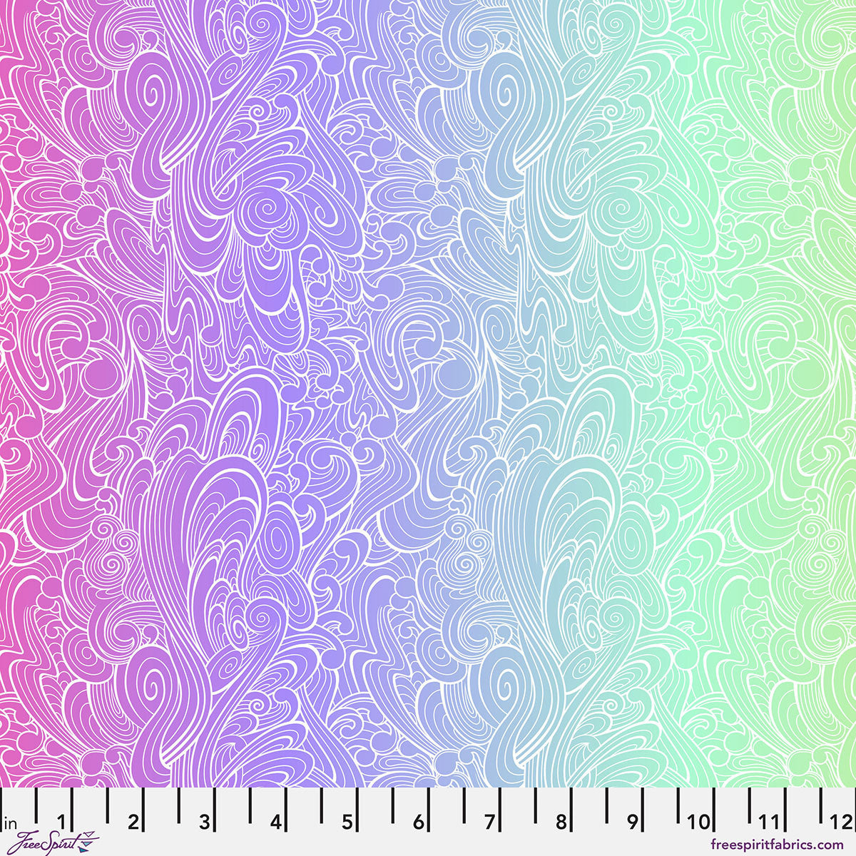 Tula Pink - Floral Reef - Riptide - Deep Dive - PWTP270.DEEPDIVE
