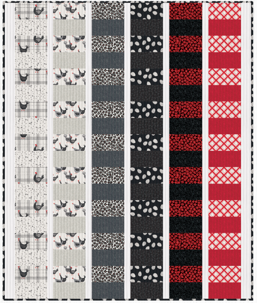 Hen House - Farm Stand Quilt Pattern - Download