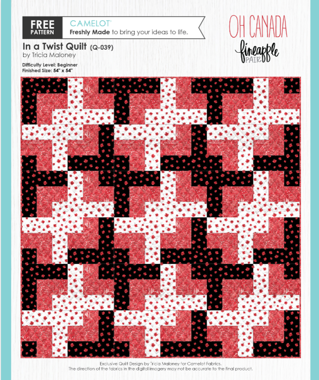 In a Twist Quilt Pattern (download)