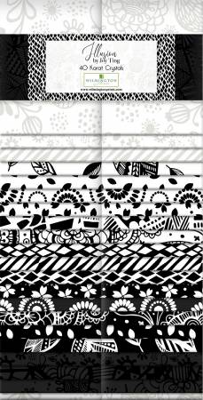 Wilmington Prints -2-1/2in Strips Illusion, 40pcs