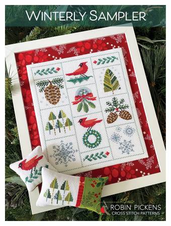 Winterly Sampler Cross Stitch