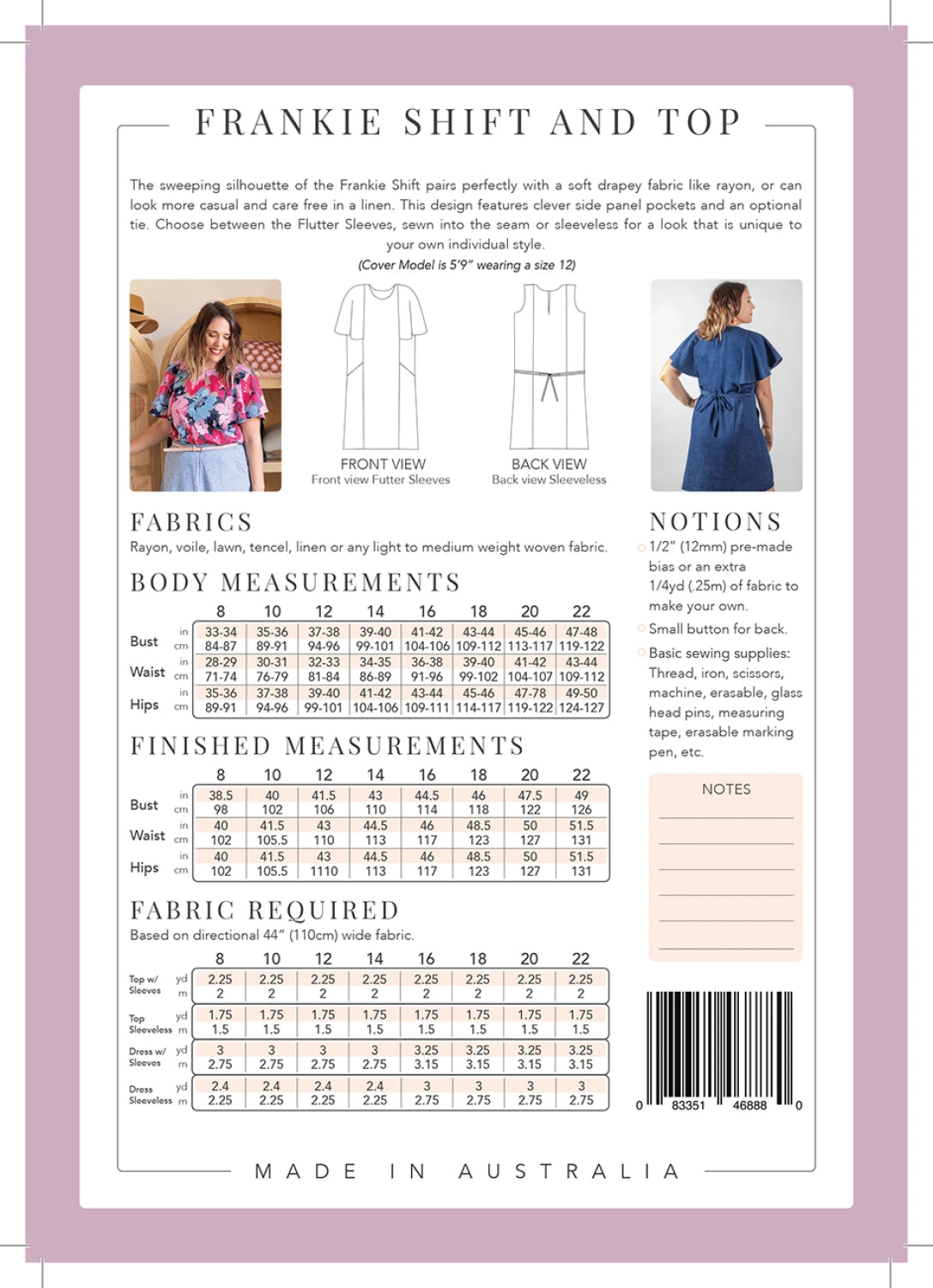 Frankie Shift and Top from Sew To Grow