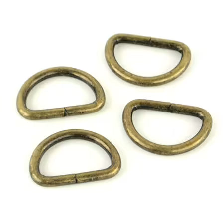 Sallie Tomato - Metal D-Ring - 3/4" - (4 pc)
