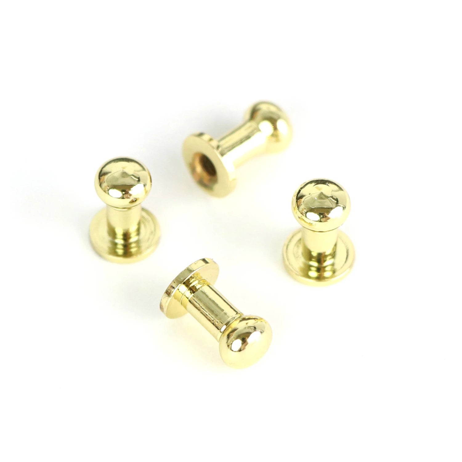 Tall Stud Buttons: 4 Pack Antique