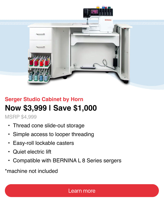 Bernina Horn Serger Studio