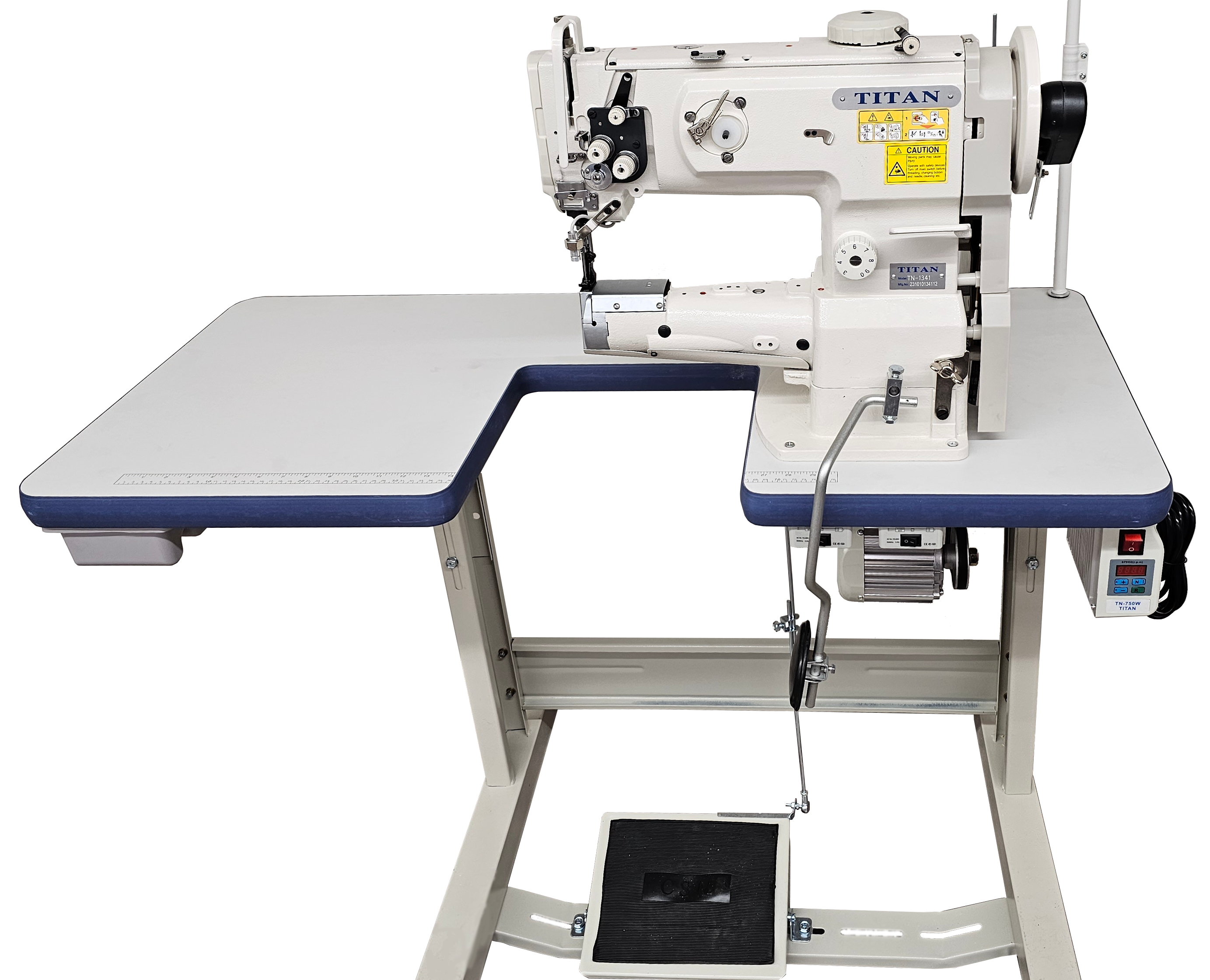 Titan TN-1341 Open-arm walking foot Sewing Machine
