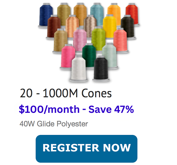 Thread of the Month Glide (20 Spools) Solid Colors