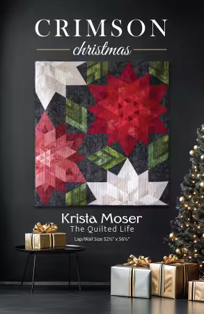 Crimson Christmas Quilt Pattern by Krista Moser