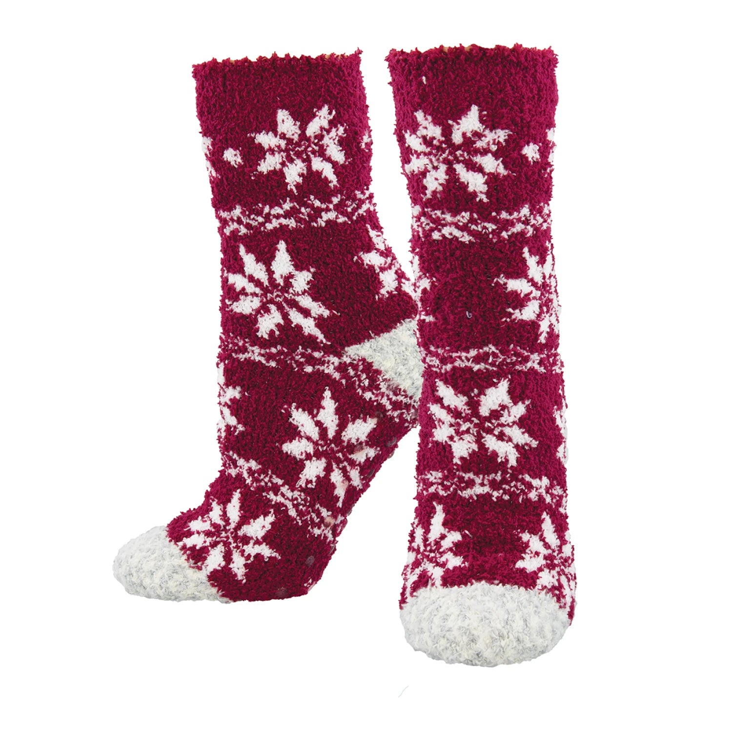 Quilt Socks - Fair Isle Fun Red
