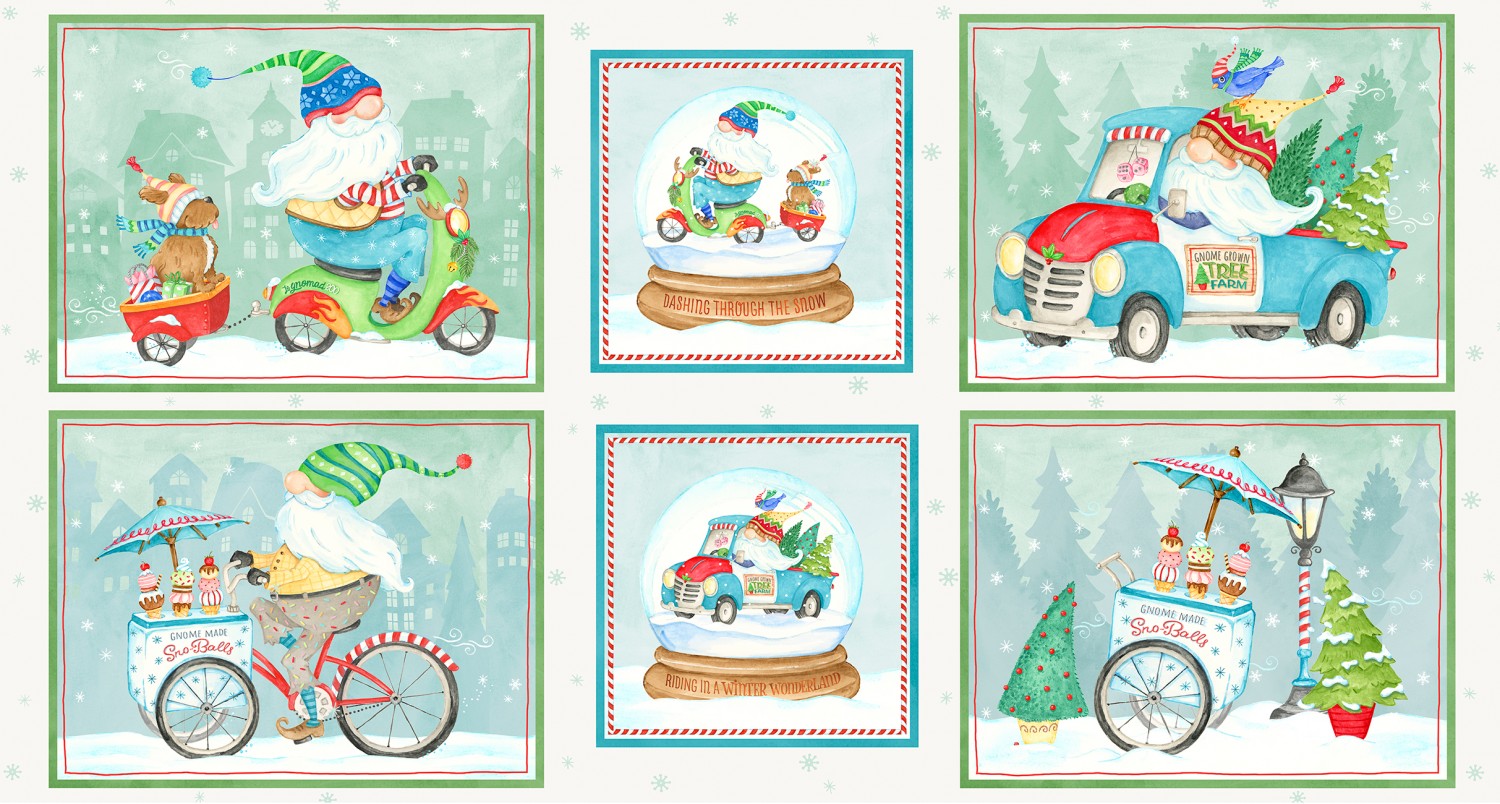 Wheeling Winter Wonderland - Gnome Panel