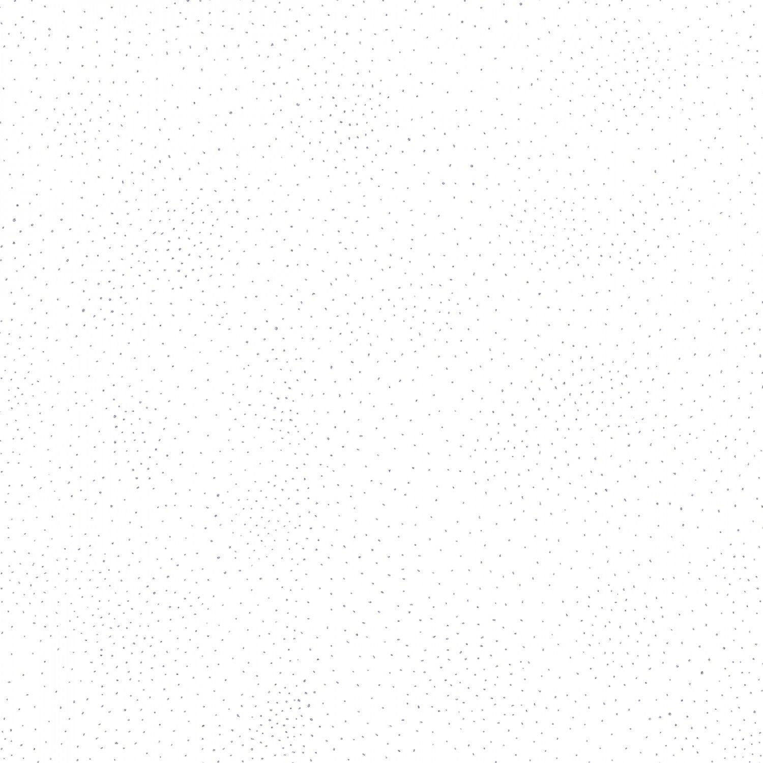 White with Silver Metallic Dots