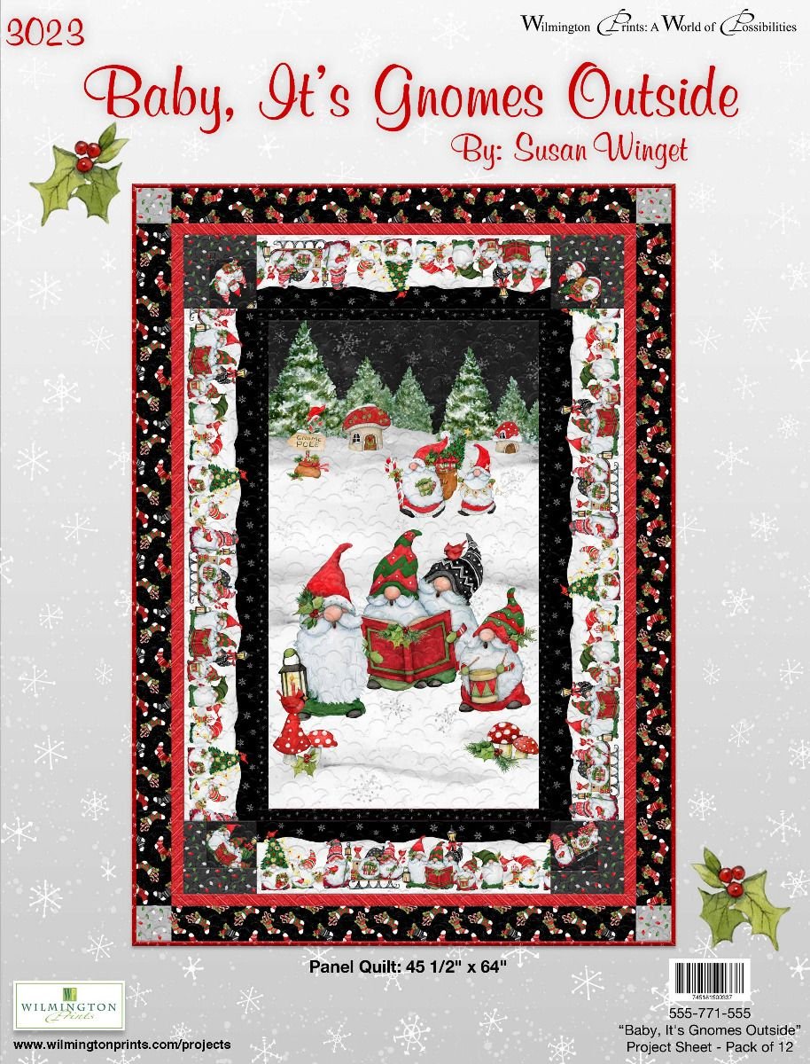 Baby, It's Gnomes Outside - Quilt Pattern Free Download