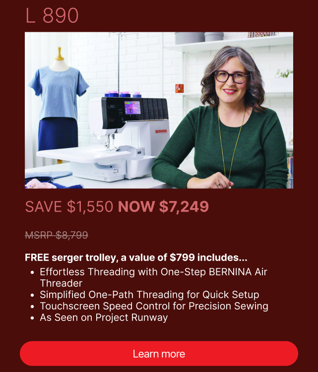 BERNINA L890 Airlock Serger & Coverstitch Machine