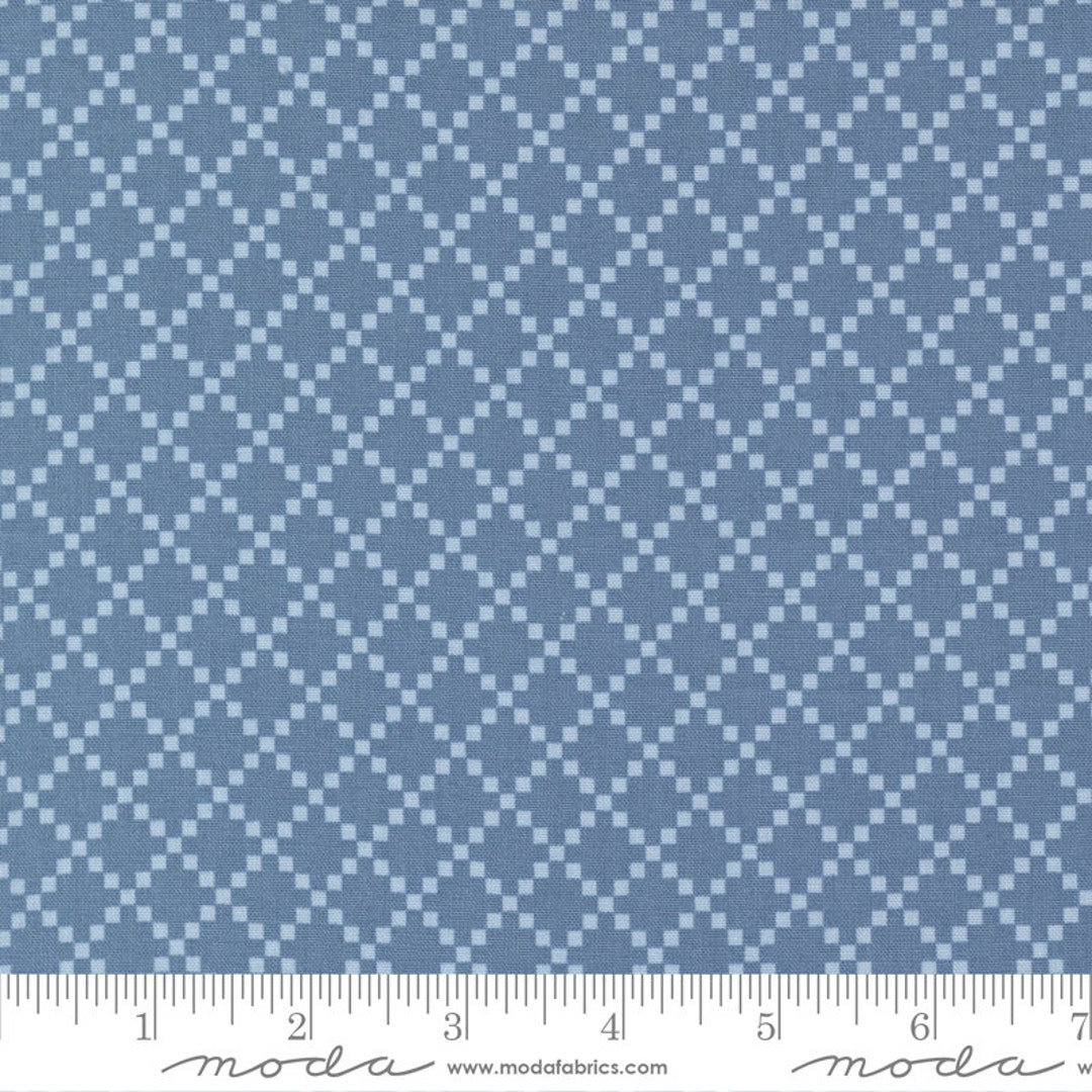 Dwell by Camille Roskelley - Blue 9 Patch Grid - 55272-15