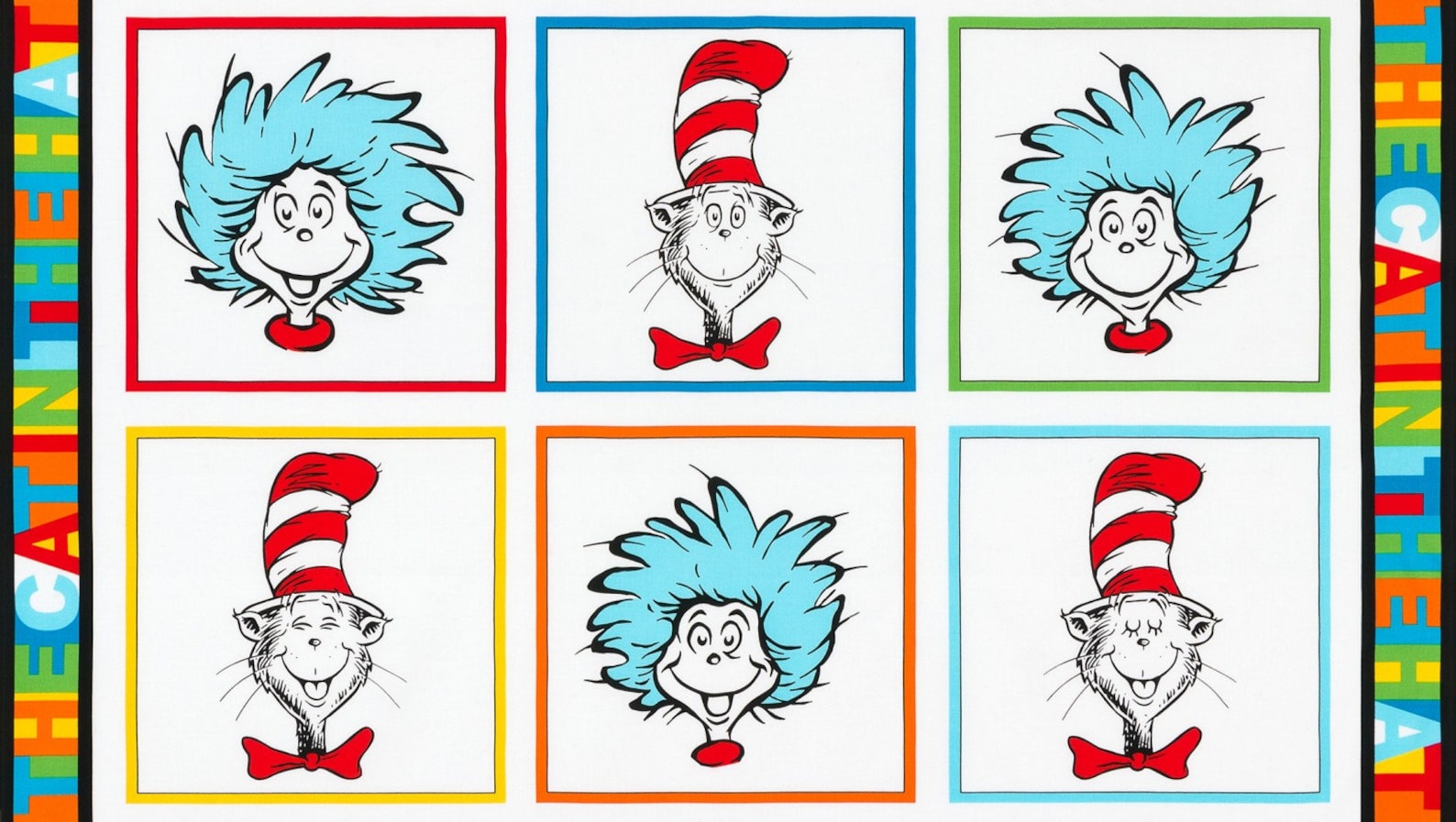 Dr. Suess- Cat in the Hat Panel - Robert Kaufman