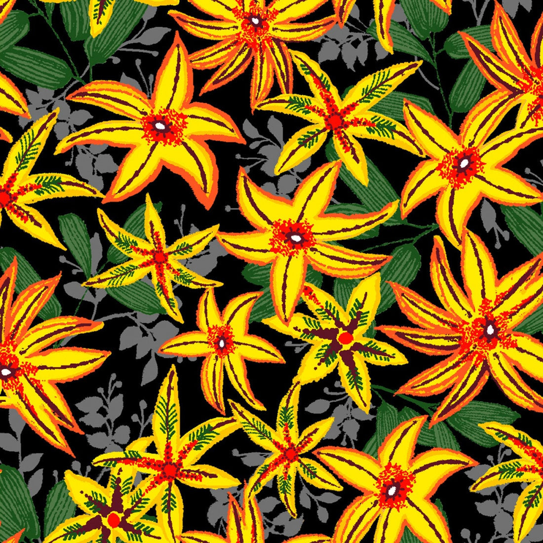 Paintbrush Studio UBUNTU 120-99823 Yellow Flowers