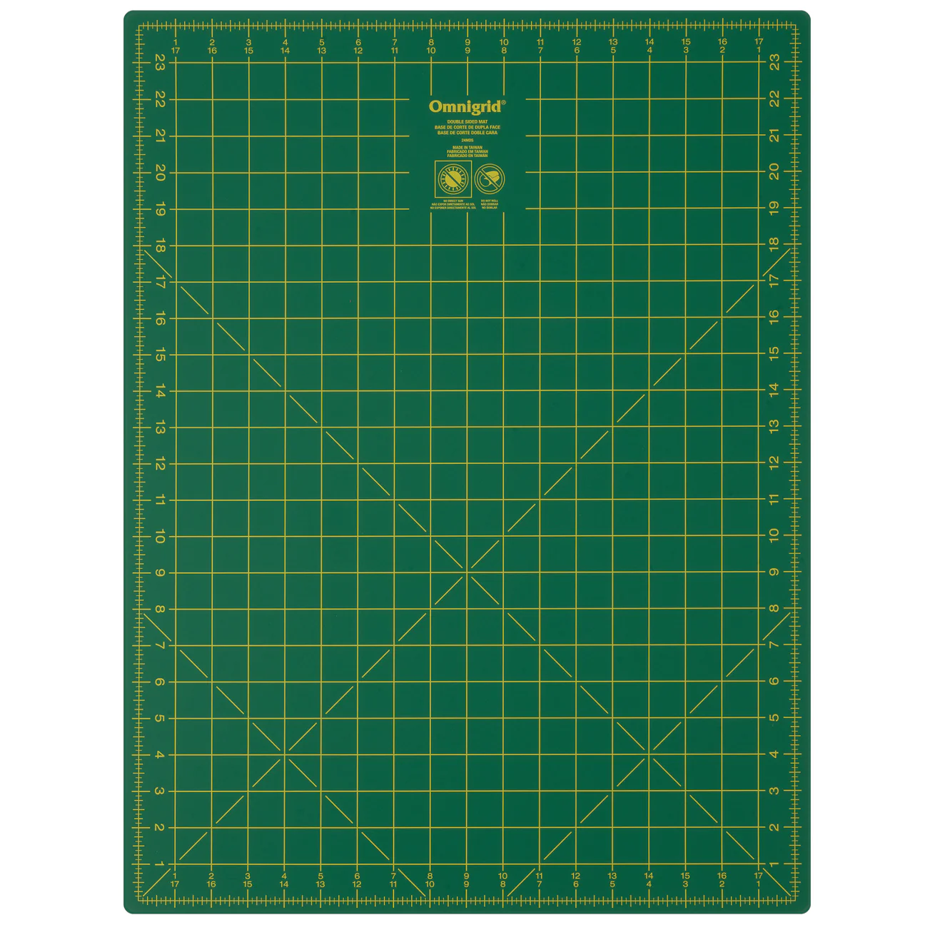 Omnigrid Double Sided Metric & Imperial Cutting Mat