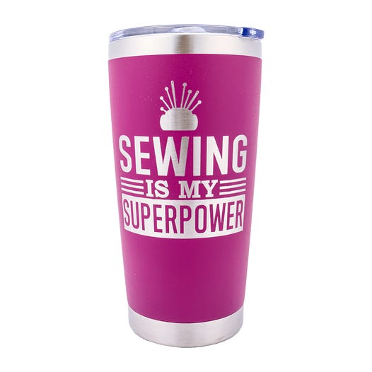 Sewing Is My Superpower Tumbler